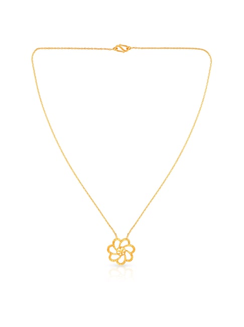 Malabar Gold & Diamonds BIS Hallmark (916) 22k Yellow Gold Necklace For Women, Choker Necklace