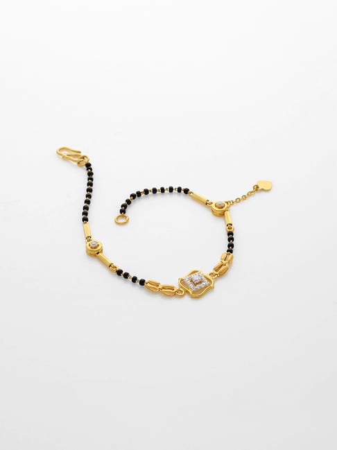 Malabar Gold Diamonds 22k Yellow Gold Mangalsutra Bracelet