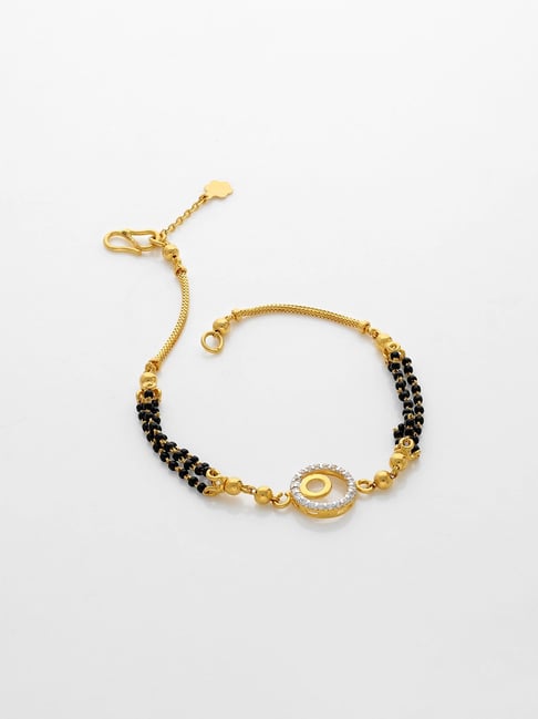 Malabar Gold Diamonds 22k Yellow Gold Mangalsutra Bracelet