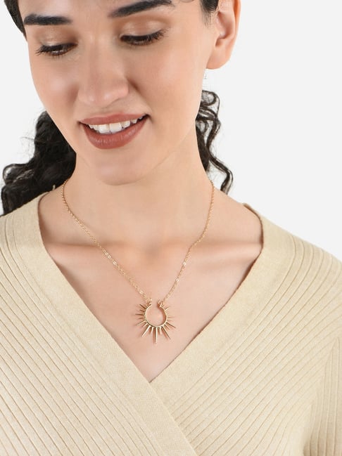 14K / 18K Solid Gold and Black Diamonds Sunflower Pendant Necklace for Women  | Flower Charm Necklace | Nature Lover Gift | Benati | Benati