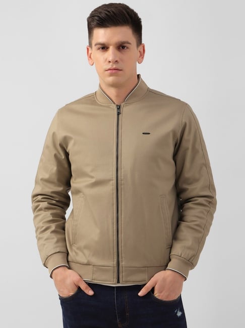 Peter England Brown Regular Fit Jacket-picture-15