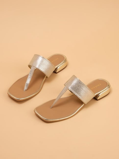 Buy Pack of 2 Ladies Sandals + Golden Watch Free (LSW3) Online at Best  Price in India on Naaptol.com