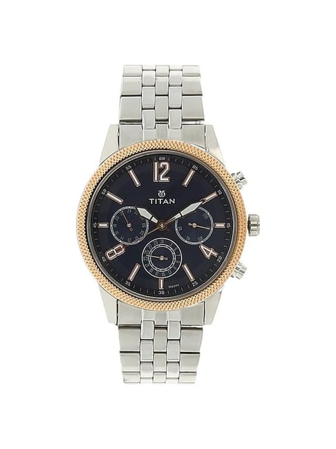 Buy Online Titan Women's Precision Simplicity Watch: Black Gradient Dial  with Metal Strap - nr2648sm03 | Titan