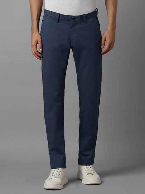 Buy Allen Solly Junior Blue Cotton Trousers for Boys Clothing Online @ Tata  CLiQ