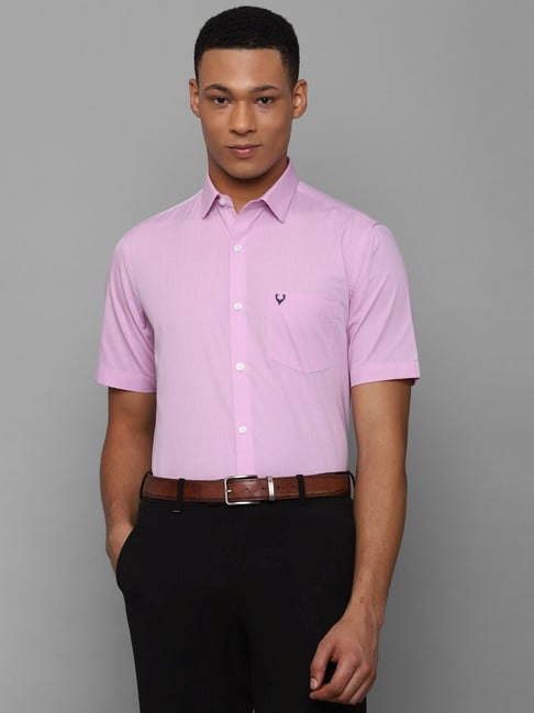 allen solly purple shirt