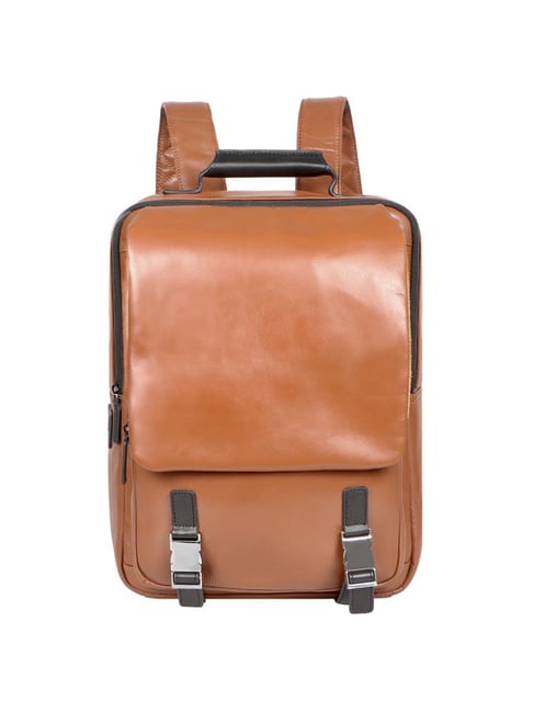 The rock leather sales backpack