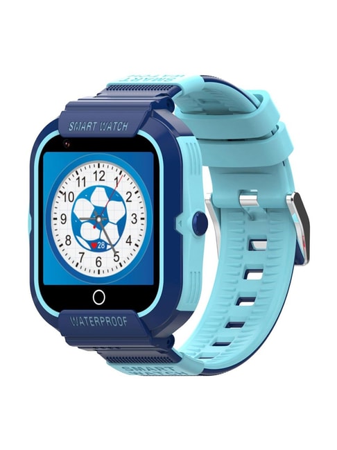 Turet Smartwatch for Kids with HD Display, Camera, SOS Button, Phone &amp; Video Calling (Dark Blue)