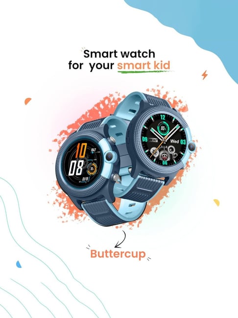 Buy Turet Next Gen LTE 4G Smartwatch SOS, HD Camera (Blue