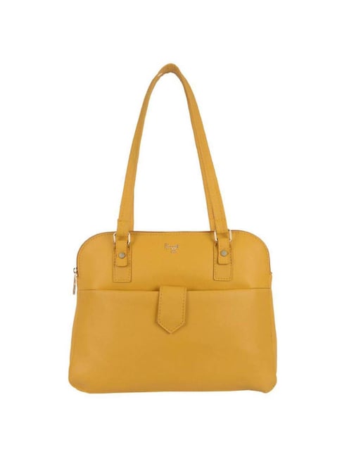 Mango mustard yellow clearance solid sling bag