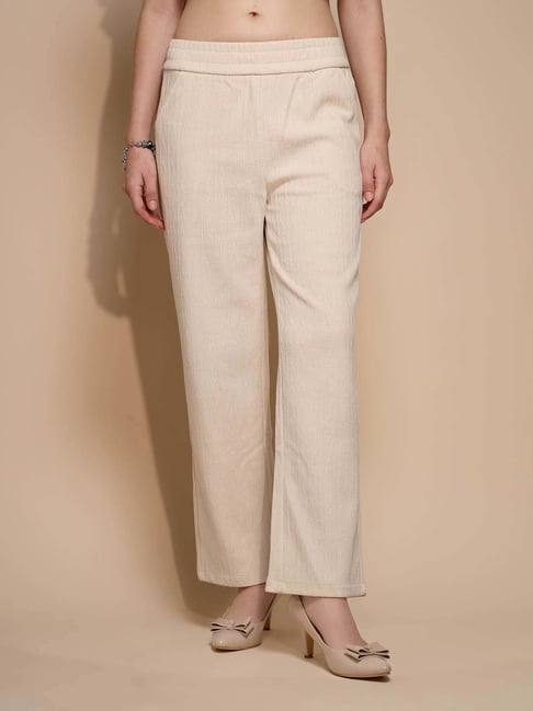 Global Republic Beige Elasticated Trousers-picture-33