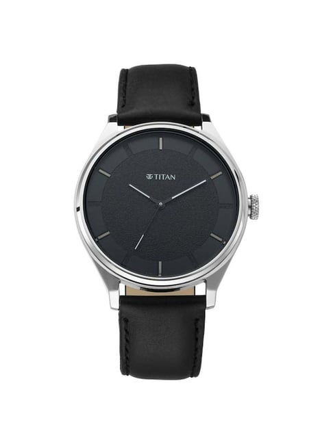 Titan Workwear Quartz Analog Black Dial Stainless Steel Watch -1884NM01 |  Gifts to Nepal | Giftmandu