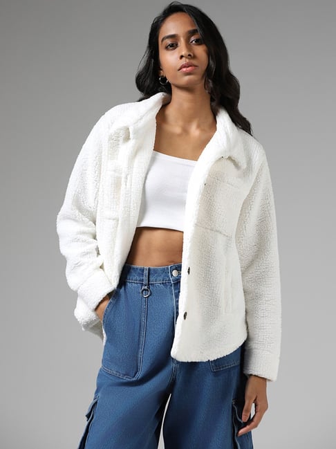 White Faux Fur Jackets & Coats Online | Unreal Fur