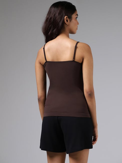 Dark store brown camisole