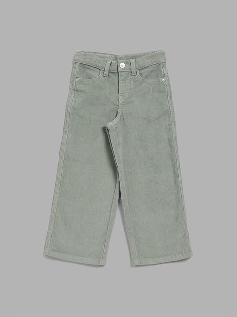ESPRIT - Wide Leg Corduroy Trousers at our online shop