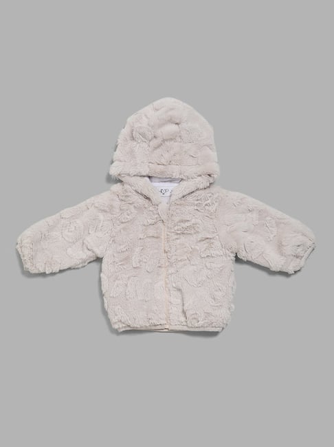 KIDS- BABY BLUE FUR WITH HOOD – DaRucci Leather