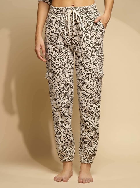 Global Republic Beige & Green Lounge Pants-picture-29