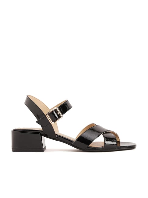 Peach Women Sandals With Stone Straps