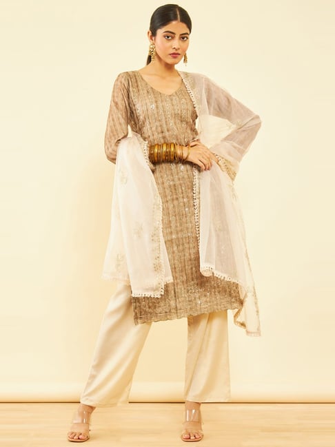 Buy Sabyasachi Net Lehnga Dress Material Sequin Glitter Fabric 44 Designer Dress  Fabric deep Red Online in India - Etsy