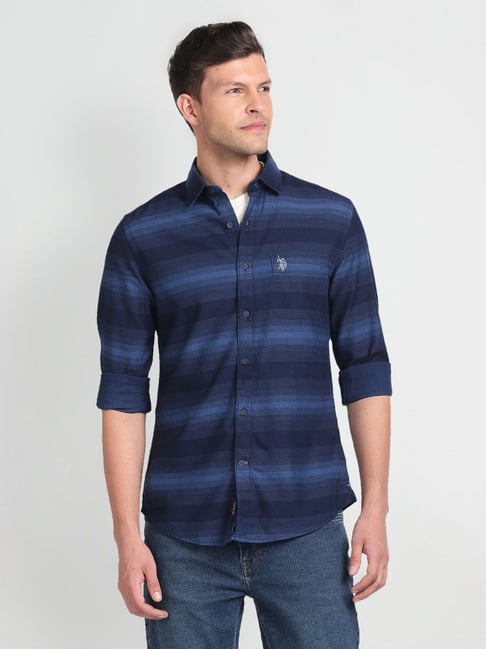 Stevenson Overall Co. 7oz Cody Western Denim Shirt – Indigo / Store Ex