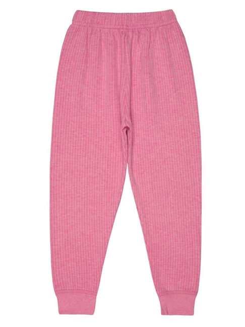 Bodycare Kids Fuchsia Pink Cotton Regular Fit Thermal Pants