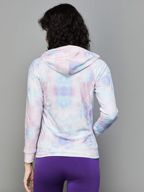 Powder Hoodie Pink Tie Dye Pink with Blue Tie Dye (Cotton Candy detail) / Jackson Hole / S