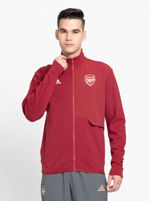 Buy adidas Mens AFC Arsenal Long Down Jacket Legend Marine/Black