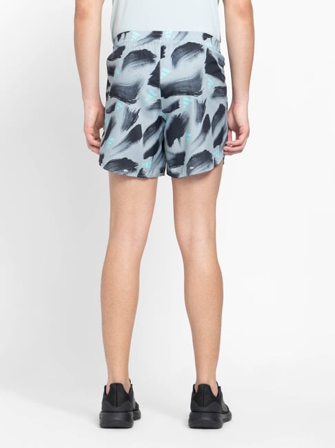 Buy Adidas Black Regular Fit Printed Sports Shorts for Mens Online