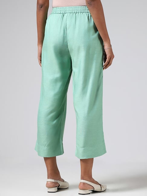 Sea Green Poly Silk Straight Suit Set PKSKD1384 – Ahika