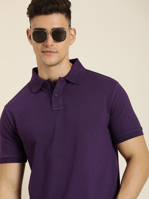 Dillinger Grape Royal Loose Fit Cotton Polo T-Shirt-picture-35