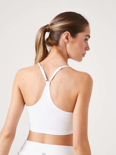 Forever 21 white sports bra online