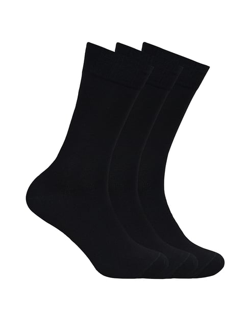 BALENZIA Black Socks - Pack of 3