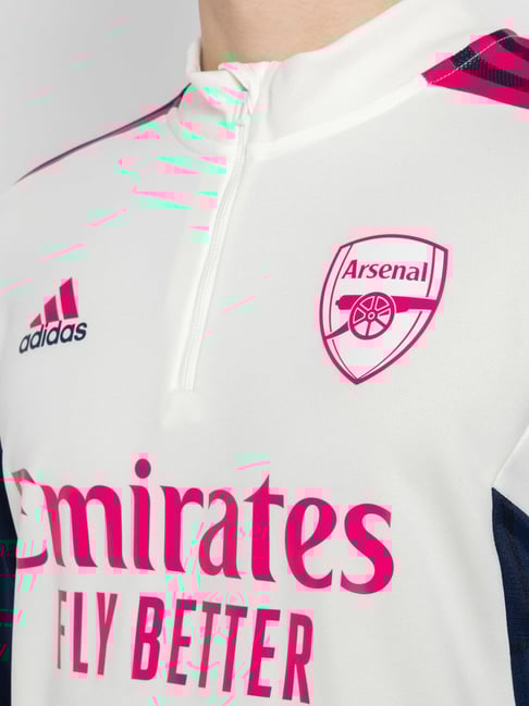 Arsenal Soccer Arsenal Training Top White Arsenal Training Top 2025