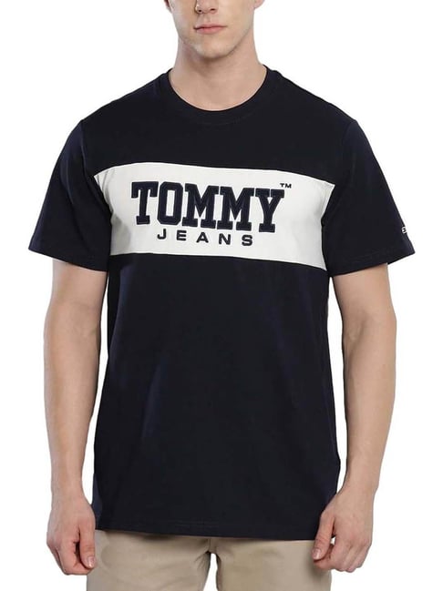 Tommy hilfiger embroidered t shirt hot sale