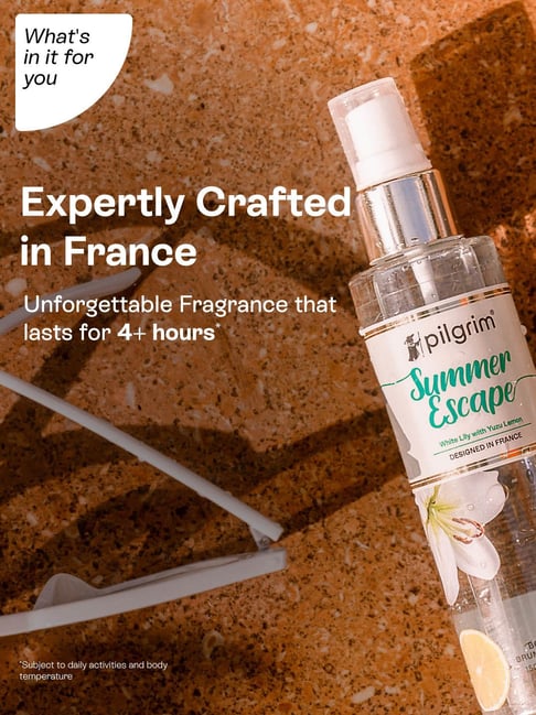 Buy PILGRIM White Lily with Yuzu Lemon Summer Escape Body Mist