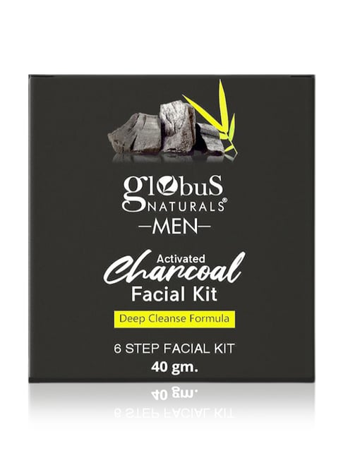 Globus Naturals Activated Charcoal Men Facial Kit