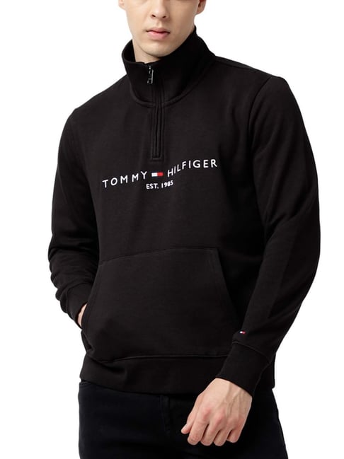 Tommy hilfiger best sale black sweatshirt