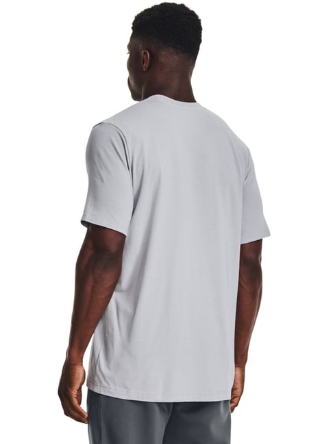 Buy Under Armour White Cotton Regular Fit Printed Sports T-Shirt for Mens  Online @ Tata CLiQ