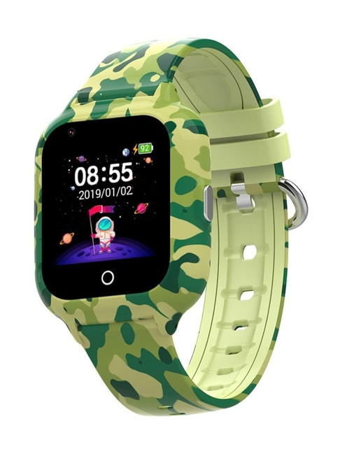 Turet Smartwatch for Kids with Camera, Games, Recorder, Sim Enabled 2-Way Calling (Green)