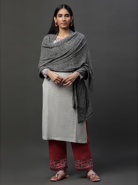 Aurelia Dark Grey Stole