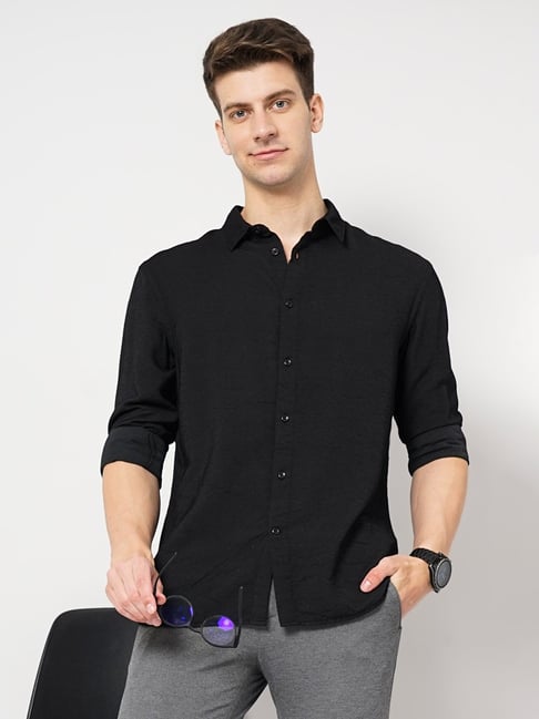 Celio black clearance shirt