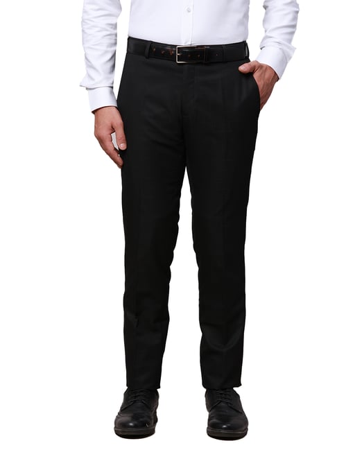 Buy Black Trousers & Pants for Men by RAYMOND Online | Ajio.com