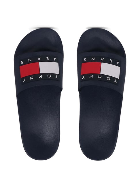 Tommy hilfiger online slides navy