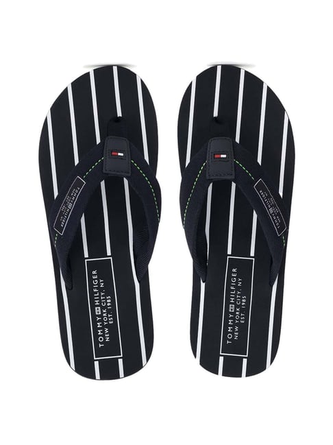 Buy Tommy Hilfiger Men's Navy Flip Flops for Men at Best Price