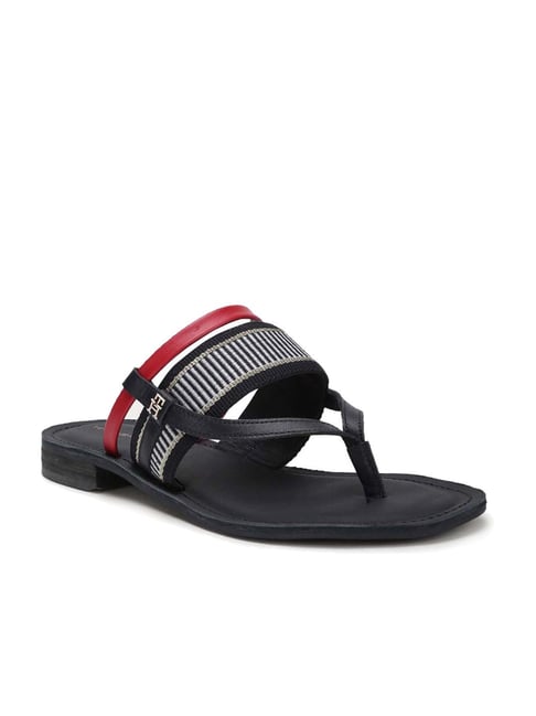 Tommy hilfiger deals women's black sandals