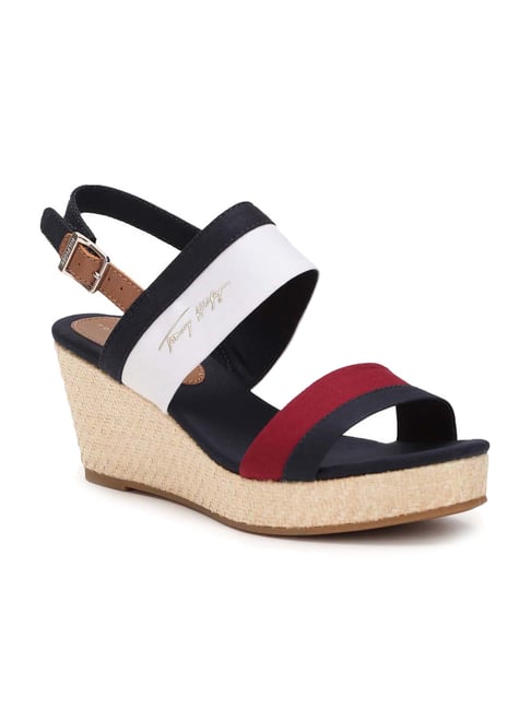 Tommy hilfiger blue outlet sandals