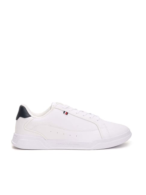 Tommy on sale white sneakers