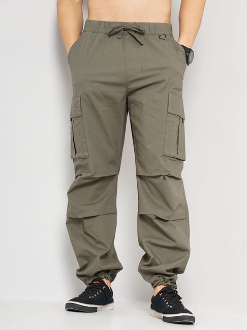 Cargo Joggers - Khaki green - Men