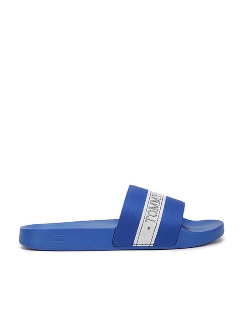 Tommy Hilfiger Women s Ultra Blue Slides