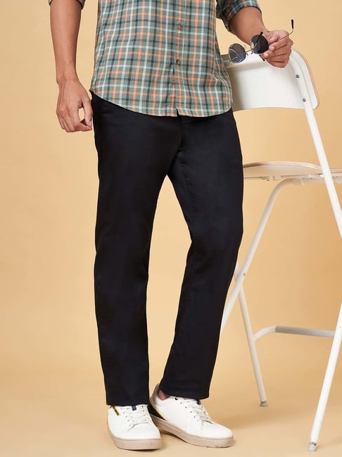 Buy Olive Trousers & Pants for Men by Byford by Pantaloons Online | Ajio.com