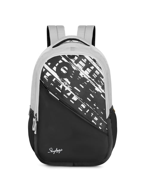 REACH FOR THE SKY - Medium Backpack - Black - Blue text – SAY WORD APPAREL  NYC